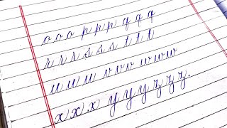 learn cursive handwriting | basics of cursive handwriting | for begginers