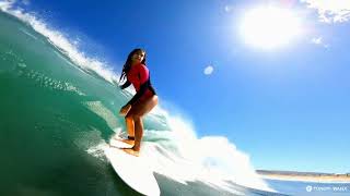 Qwen2.5 Max AI Video & Loudly AI Music - 4K AI Surfing Video Clips