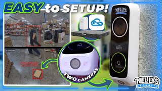 A Smart Doorbell w/ 2 Cameras? Setup Guide for UNV-Link, NVR, Wireless Chime & More (ED-525B-WB)