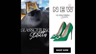 The newest Stiletto! Buckle up 💚🐎💨 #shoelovers #glassceilingstilettos #youtubeshorts