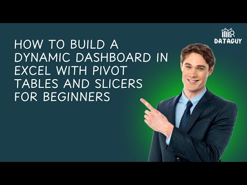 How to Build a Dynamic Dashboard in Excel with Pivot Tables and Slicers for Beginners