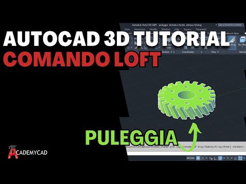 Autocad 3D Tutorial - Comando LOFT