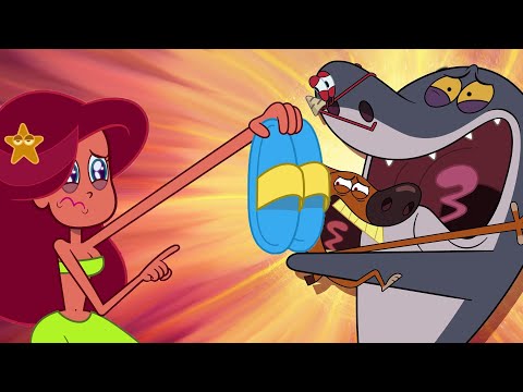 ZIG e SHARKO 🌴 O que acontece com o Chinelos ? | Zig e Sharko Brasil | Desenho Animado em português