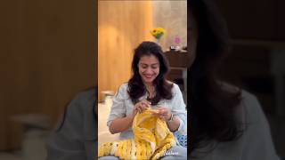 Kajol's Favourite Hobby #kajol #kajolstatus #shorts #hobby #knitting