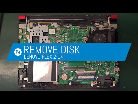 Lenovo Flex 2-14 (80FJCTO) - Remove Hard Disk (Disassembly)