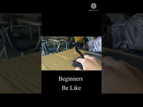Beginner Tech Deck Be Like