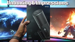 EPOS B20 USB Microphone Unboxing & Impressions | Mic For Podcasts & Content Creation!