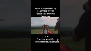 #Go on any #roadtrip with the #CTECHi GT200 #Portable #Solar #Power #Generator #Enjoy the #Outdoors