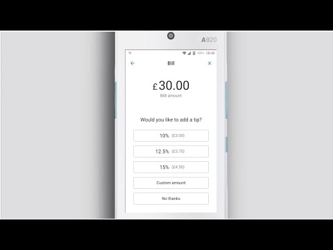Enabling gratuity and taking tips