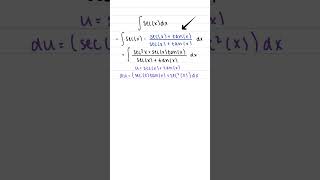 Integrating Secant!