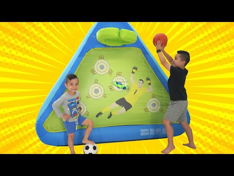 Inflatable Soccer Basketball Challenge Fun CKN