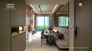 3 Bedroom Premium. Lumina Grand EC. 969sqft. From $1.4M.