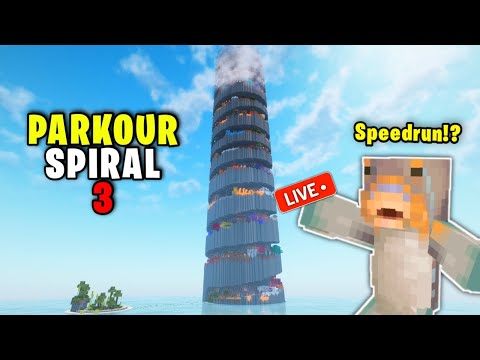 Can i beat Minecraft Parkour Spiral!?