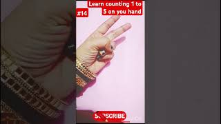 finger acitivity for Counting 1 to 5  for Toddlers  Preschoolers#babystudy #counting #kidseducatio