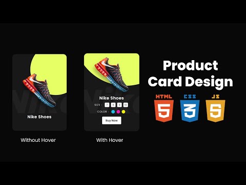 Product Card using html and css |  The Webfix