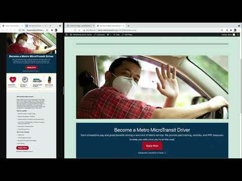 Rapid Landing Page Creation with the WordPress Block Edior.