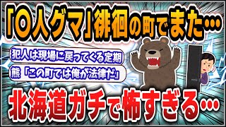[5ch thread summary] "X human bear" roams the town again... Hokkaido is seriously too scary... [Y...