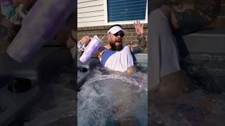 When the kids use the hot tub!