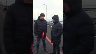 Putin Drives Across Crimean Bridge in a Mercedes