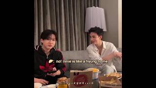 Now why did Changbin mention Jeongin specifically? 🧐 #hyunin #hyunjin #in #jeongin #changbin #shorts