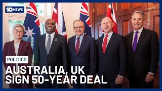 Australia And UK To Sign 50 Year Defence Treaty Despite US AUKUS Uncertainty | 10 News