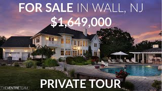 $1.6 MILLION LISTING - FOR SALE IN WALL, NJ