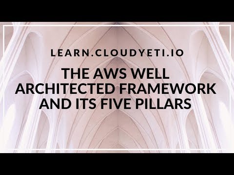 Architecting AWS: Exploring the Five Pillars of the Well-Architected Framework