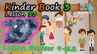 Kinder Book 3 Lesson 13 Review 9-12
