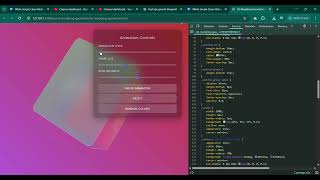 3D Morphing Geometric Animation with HTML CSS JS | Creative Web Animation