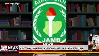 JAMB: OVER 1.5M CANDIDATES SCORE LESS THAN 200 IN 2025 UTME