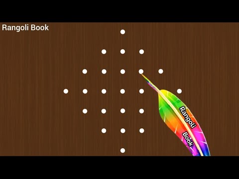 Easy Karthigai Dheepam Special Vilakku Kolam|7×1|Simple Basic Festival Diya Muggulu|Rangoli Book|