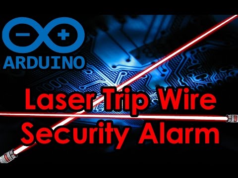 Arduino: Laser Trip Wire Security Alarm (Basic model)