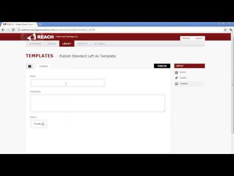 REACH Publishing Templates