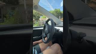 My Tesla’s taking me home!#tesla#shortsvideo#selfdrivingcar#selfdrivingtechnology