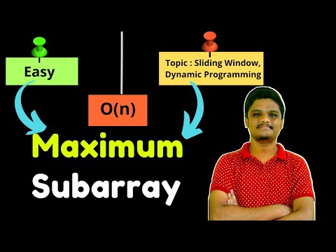 Maximum Subarray | Sliding Window | Dynamic Programming | Leetcode | C++