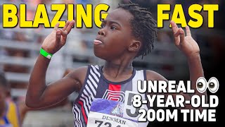 This 8-Year-Old Is Faster Than You, Asher Denman CRUSHES AAU Junior Olympics 200m National Record