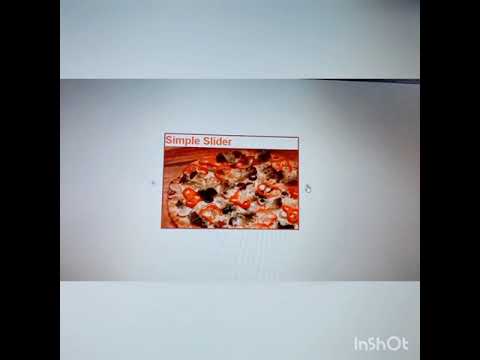 Slider :used to show multiple images at a time just by clicking the buttons (gives multiple options)