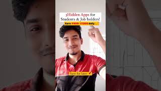 3 Hidden apps ❤️.. #jobs #students #apps #onlinejobs #opportunity