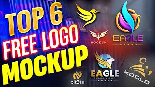 Free 6 Logo Mockup | PSD | Google Drive Link | Download Now | Simna Graphics