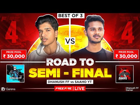 🤬DFG SQUAD VS SAAHO YT SQUAD😨| 4 V 4🔥| CS LIMITED🏆| FREE FIRE IN TELUGU #dfg #freefire