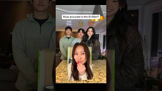 Do you think the AI filter is accurate? #capcut #aifilter #justforfun #beforeandafter #family