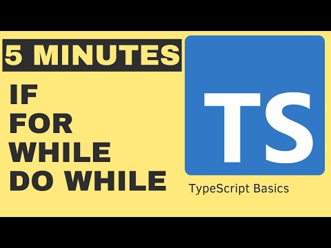 A beginners guide to If, For, Do, and Do while.  #typescript