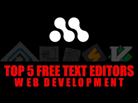 TOP 5 FREE TEXT EDITORS FOR WEB || Done By MukeshRajPulime
