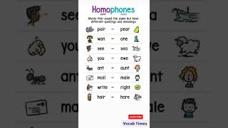 Homophones #homophones #english @Exam_times_100