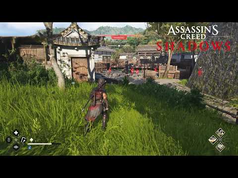 Assassin's Creed Shadows Gameplay - Camp Infilitration & Combat (AC Shadows Gameplay)