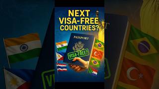Visa-Free to USA? These Countries May Be Next! #shorts #travel2025