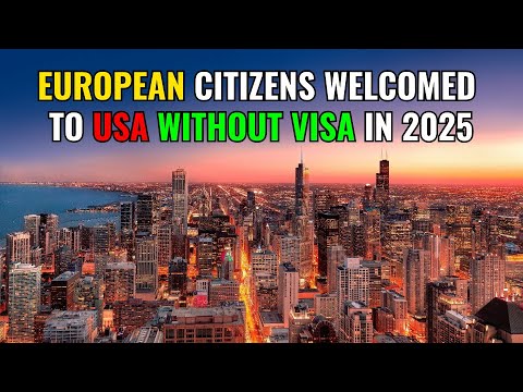 Top 10 European Countries That Can Enter the US WITHOUT a Visa in 2025!