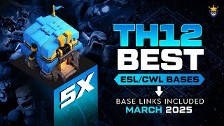 TH12 War Bases 2025 | 5 Best TH12 War Bases with link |  Clash of Clans | Clash Champs