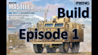 Meng 1/35 Mastiff 2 PPV 6x6 - Episode 1 Undercarriage