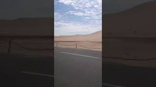 Namibia desert drive where the dessert meet the see